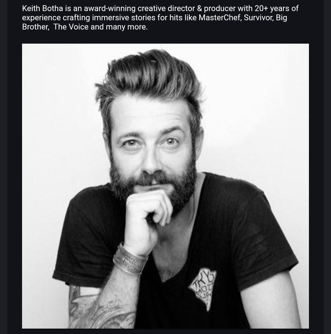 Keith Botha, Creative Director
