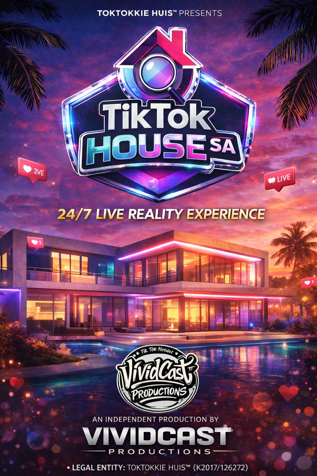 The TikTok House SA promotional poster